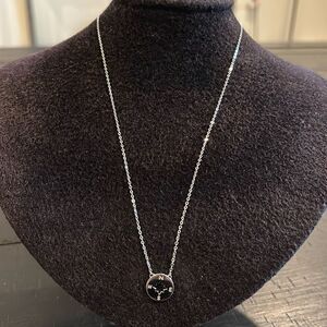 925 Sterling Silver Chain Compass Charm Follow Your Journey Necklace